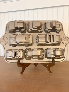 Nordic Ware Metallic Gold Car Shaped Cake Pan